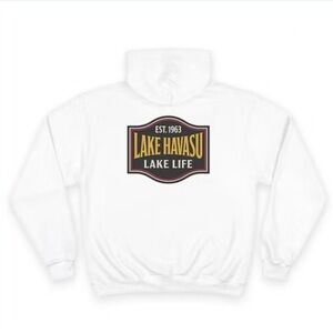 Champion Hoodie — Est. 1963 Lake Havasu Lake Life